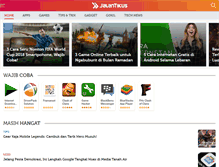 Tablet Screenshot of jalantikus.com